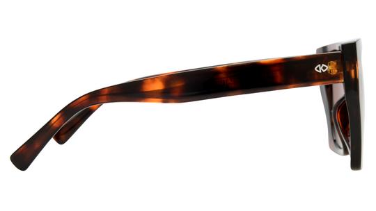 Lunettes de soleil Signature Krys Femme Écaille Papillon Skj2504-B Droite