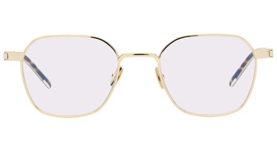 Lunettes de vue Saint Laurent Mixte Or Ronde sl Face