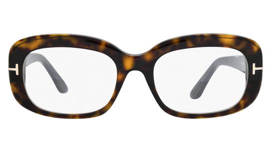 Lunettes de vue Tom Ford Femme Écaille Rectangle ft6174-b Face