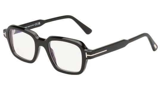 Lunettes de vue Tom Ford Homme Noir Carré FT6123-B Trois-Quart