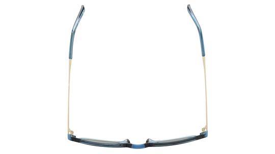 Lunettes de soleil Alternance Mixte Bleu Ronde alt19208 Dessus