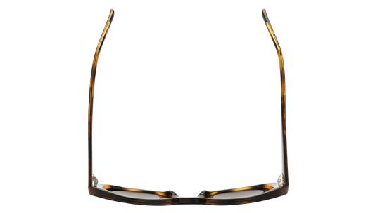Lunettes de soleil Alternance Femme Écaille Rectangle Alt25214 Dessus