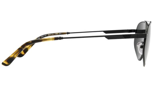 Lunettes de soleil Emporio Armani Homme Noir Aviateur EA2156 Droite