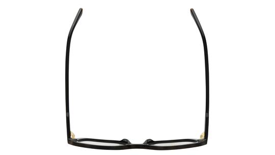 Lunettes de vue Siralya Femme Noir Carré Sir2604 Dessus