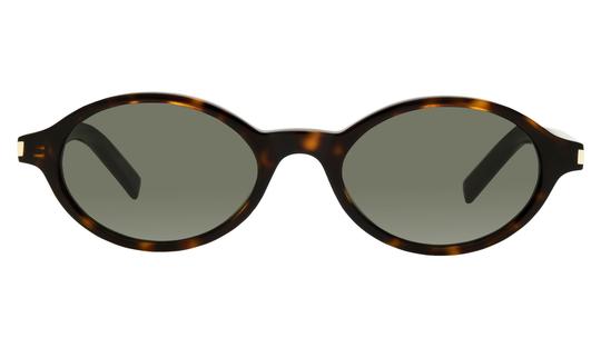Lunettes de soleil Saint Laurent Mixte Écaille Ovale SL Face