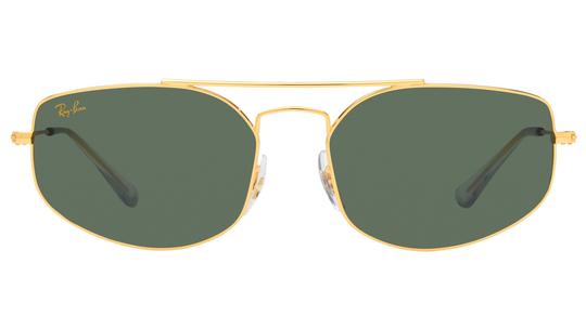 Lunettes de soleil Ray-Ban Mixte Or Papillon RB3845 Face