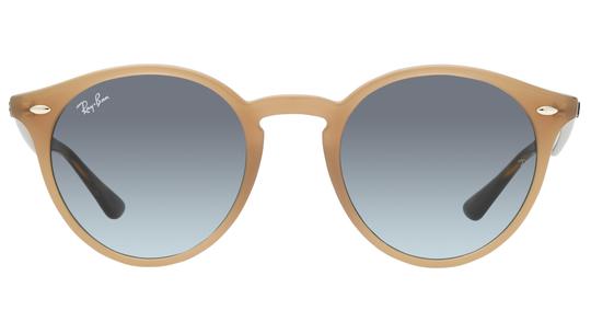 Lunettes de soleil Ray-Ban Mixte Marron Pantos RB2180 Face