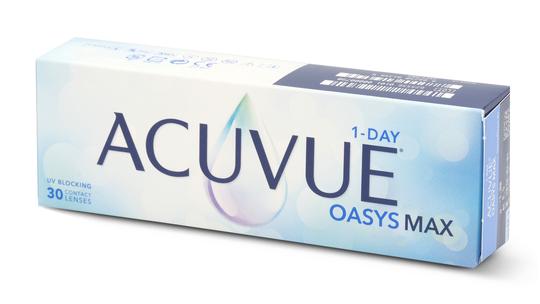 Lentilles de contact 1 Day Acuvue Oasys Max Boîte de 30