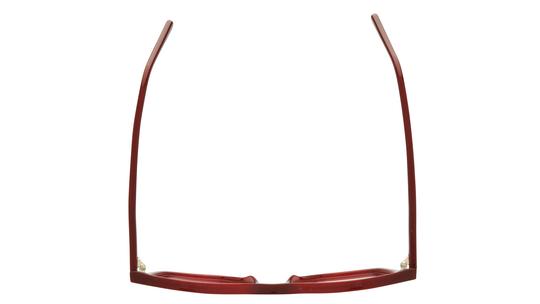 Lunettes de vue Alternance Femme Rouge Papillon alt26102 Dessus