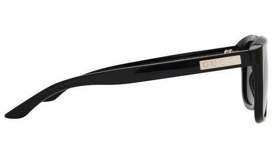 Lunettes de soleil Gucci Homme Noir Rectangle Gg2077S Droite