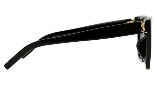 Lunettes de soleil Saint Laurent Mixte Noir Papillon SL Droite