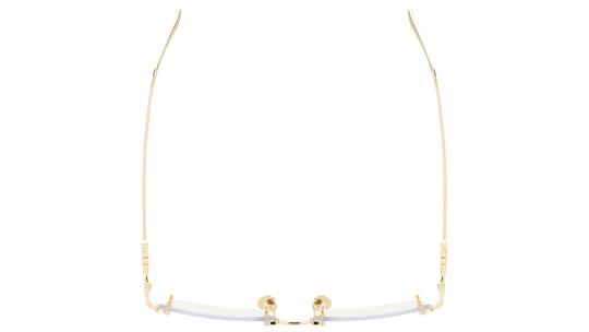 Lunettes de vue Gucci Femme Or Carré Gg1938O Dessus