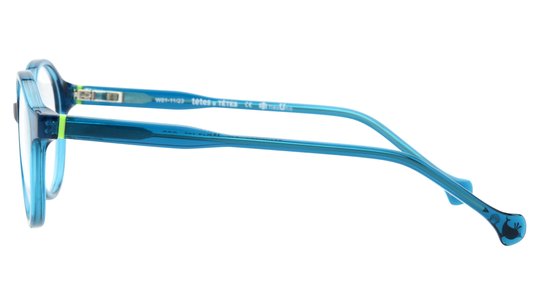 Lunettes de vue têtes à TETES Enfant Bleu Ronde Tat2406E+ Gauche