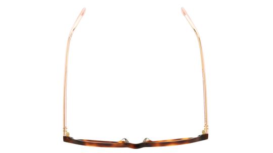 Lunettes de vue Siralya Femme Écaille Ronde Sir2502 Dessus