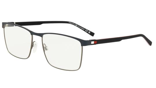 Lunettes de vue Tommy Hilfiger Homme Bleu Rectangle Th2278 Trois-Quart
