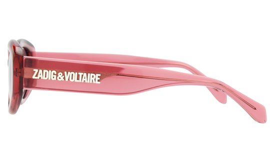 Lunettes de soleil Zadig & Voltaire Femme Rose Ovale Szv422 Gauche