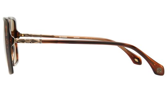 Lunettes de soleil ba&sh Femme Écaille Rectangle LIANE Gauche