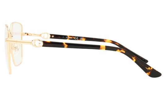 Lunettes de vue Guess Femme Or Carré Gu50313 Gauche