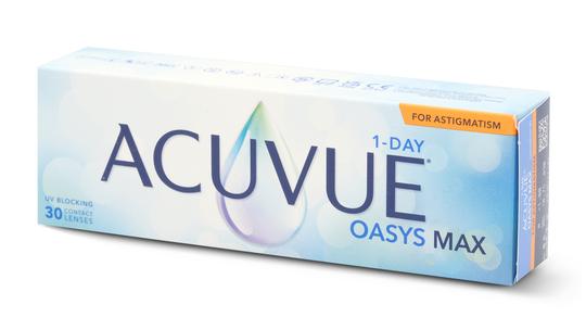 Lentilles de contact 1 Day Acuvue Oasys Max For Astigmatism Boîte de 30