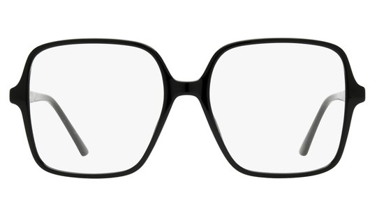 Lunettes de vue Alternance Femme Noir Carré Alt25102 Face