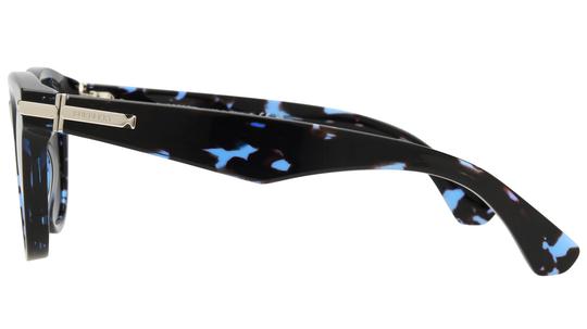Lunettes de soleil Burberry Femme Bleu Carré BE4439 Gauche