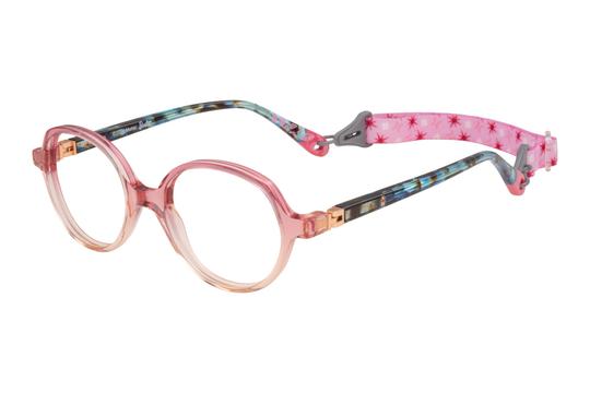 Lunettes de vue Barbie  Rose Rond BAAA067C70 Gauche