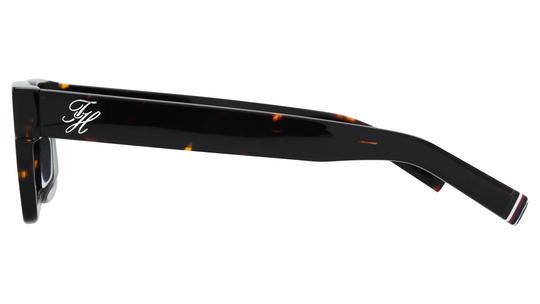 Lunettes de soleil Tommy Hilfiger Homme Écaille Rectangle TH Gauche