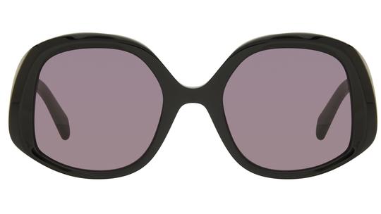 Lunettes de soleil Maje Femme Noir Ronde MJ5065 Face