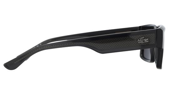 Lunettes de soleil Lacoste Mixte Noir Rectangle L6082S Droite
