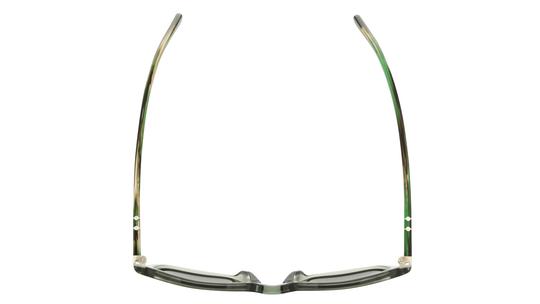 Lunettes de soleil Persol Mixte Vert Carré PO3292S Dessus