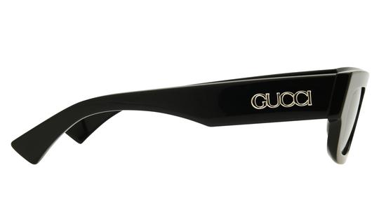 Lunettes de soleil Gucci Homme Marron Rectangle gg1838s Droite