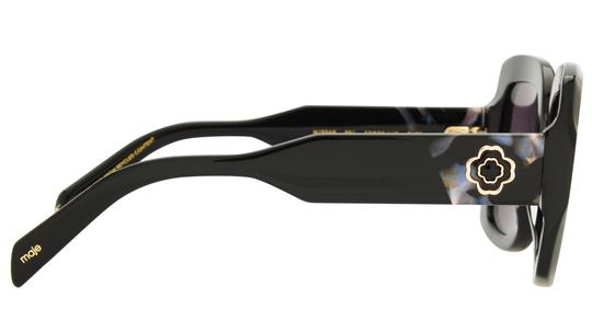 Lunettes de soleil Maje Femme Noir Carré Mj5068 Droite