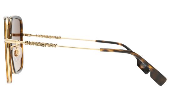 Lunettes de soleil Burberry Femme Écaille Carré BE3145D Gauche