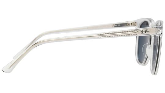 Lunettes de soleil Ray-Ban Mixte Transparent Carré RB2210 Droite