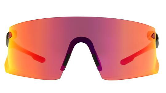 Lunettes de soleil Adidas Mixte Noir Rectangle SP0090 Face