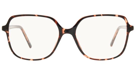 Lunettes de vue Signature Krys Femme Écaille Carré Kor2304 Face