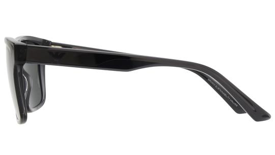 Lunettes de soleil Emporio Armani Homme Gris Rectangle EA4232 Gauche