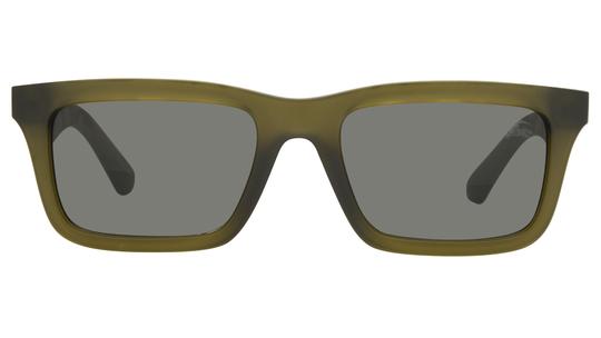 Lunettes de soleil Burberry Homme Vert Rectangle BE4475U Face
