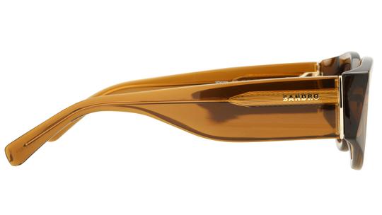 Lunettes de soleil Sandro Femme Vert Rectangle SD6104 Droite