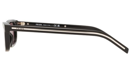 Lunettes de soleil Prada Femme Noir Rectangle pr Gauche