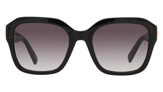 Lunettes de soleil Longchamp Femme Noir Rectangle Lo816S Face