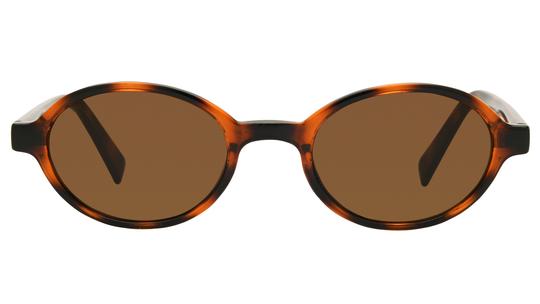 Lunettes de soleil Alternance Femme Écaille Ovale Alt26206 Face
