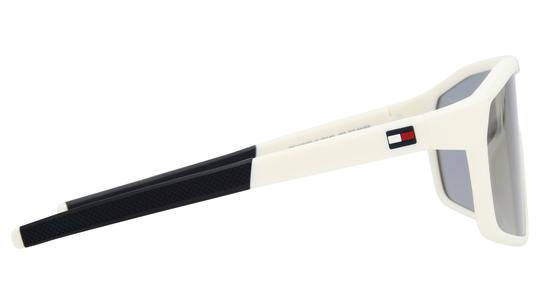 Lunettes de soleil Tommy Hilfiger Homme Blanc Sport TH Droite