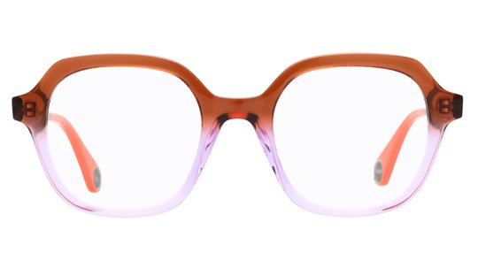 Lunettes de vue WOOW Homme Violet Carré Warmup1 Face