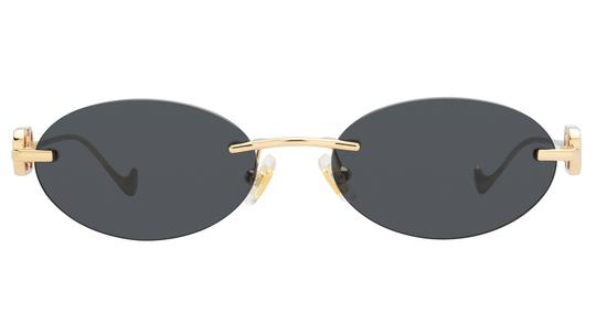 Lunettes de soleil Valentino Femme Or Ovale Vg0032S Face