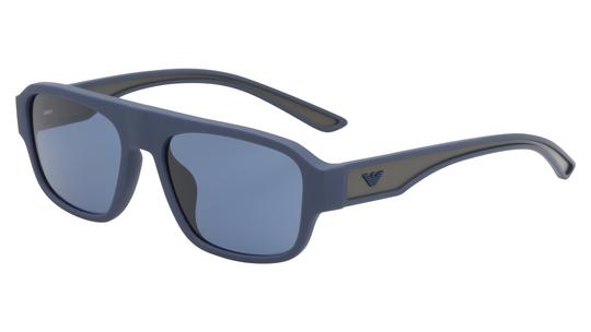 Lunettes de soleil Emporio Armani Homme Bleu Aviateur ea4266u Trois-Quart