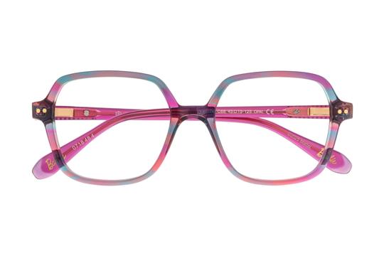 Lunettes de vue Barbie  Violet Carré BAAA058C68 Face