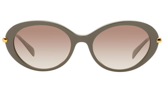 Lunettes de soleil Michael Kors Femme Vert Ovale mk2245u Face