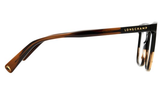 Lunettes de vue Longchamp Femme Marron Rectangle Lo2753 Droite