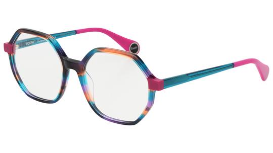 Lunettes de vue WOOW Femme Violet Angulaire GYM Trois-Quart